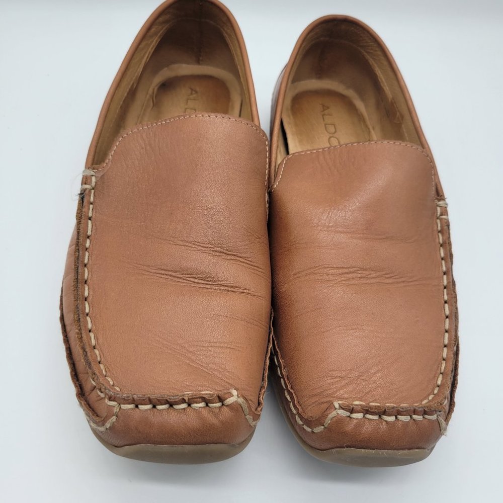 Aldo Dorite-38 Tan Loafer Size 9 in original box